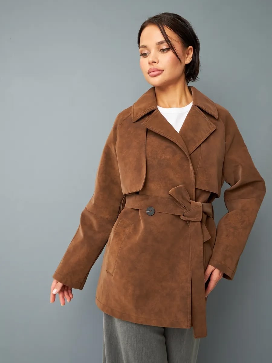 замшевая куртка,женская куртка из замши шоколад,куртка замшевая демисезонная,замшевая куртка с поясом,куртка замшевая женская