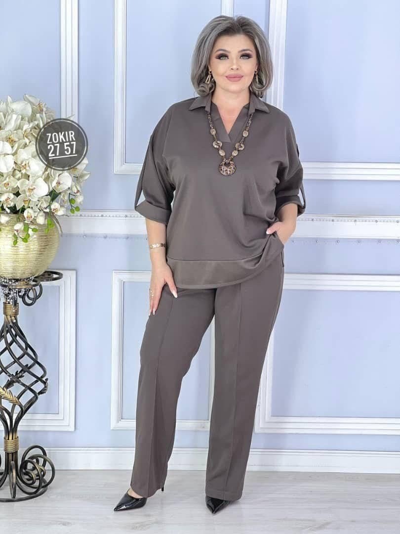 блузка больших размеров нарядная nur flower,стильные костюмы,женский костюм,,костюм деловой