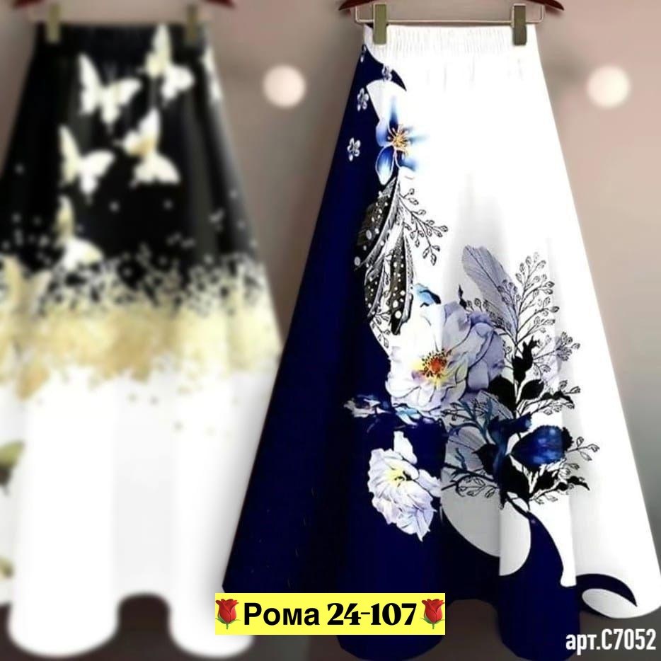 юбка с рисунком,юбка с принтом,женская юбка с принтом,юбка с вышивкой,юбка средней длины