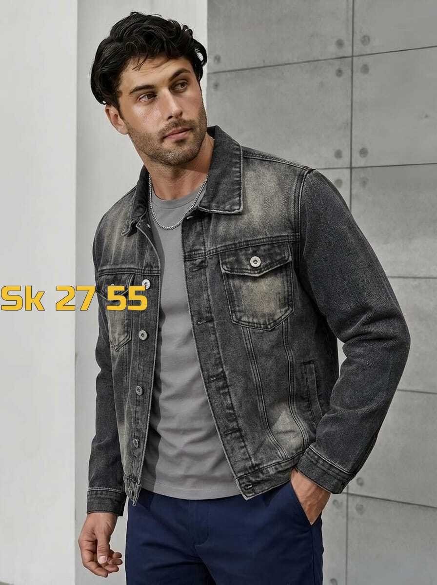 мужская джинсовая куртка,джинсовая куртка,джинсовая куртка повседневная,джинсовая куртка классическая,куртка джинсовая серая