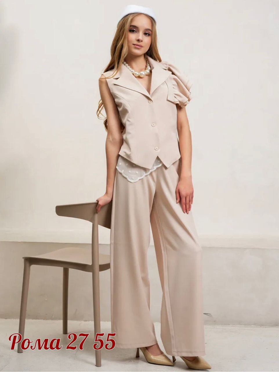 костюм атласный женский брючный классический,брючный костюм,костюм женский брючный жатка,нарядный брючный костюм,бежевый брючный костюм