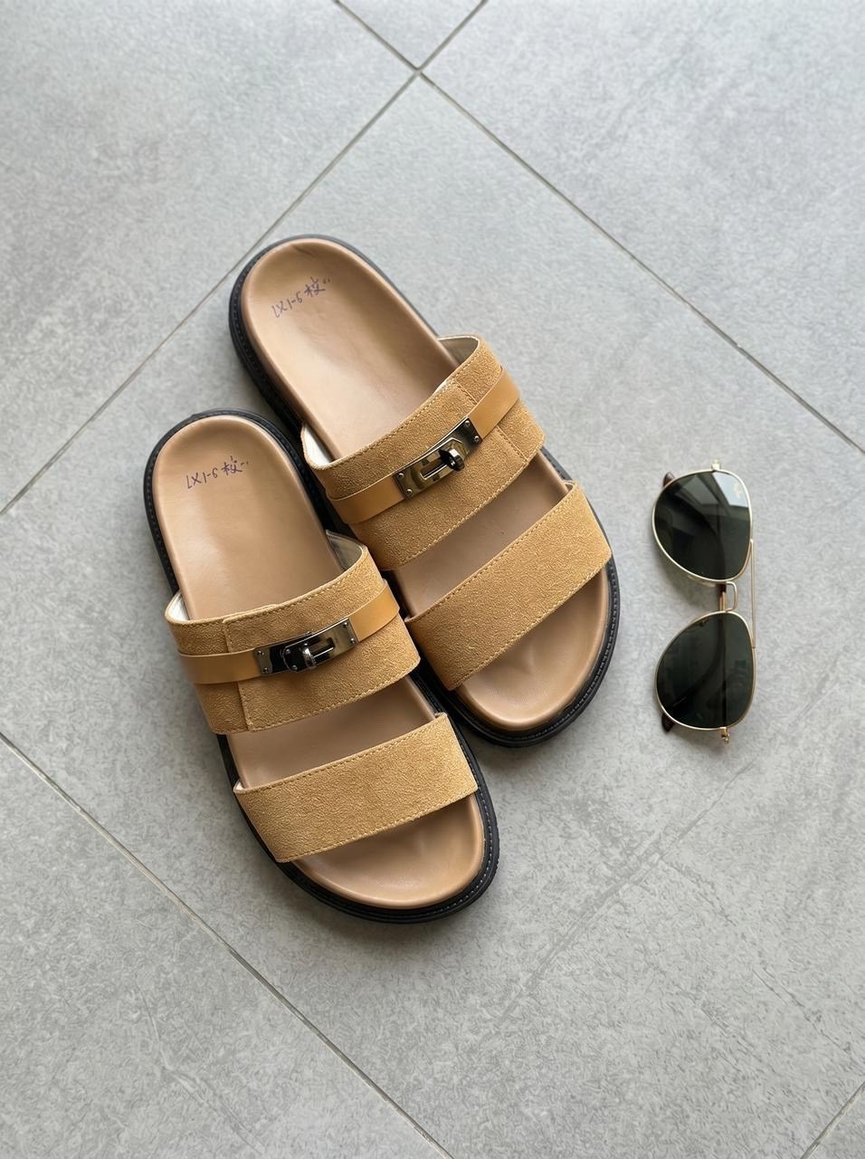 замшевые шлепанцы hermes,шлепки эрмес,шлепанцы женские,,шлепанцы мужские