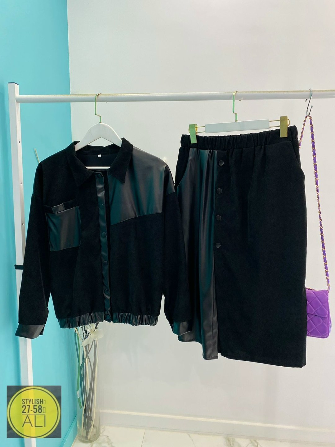 костюм с юбкой,костюм женский с юбкой стильный,костюм женский с юбкой,стильные костюмы,кожаный костюм с юбкой