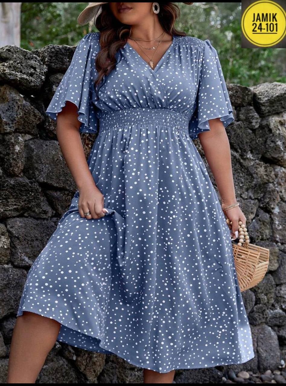 повседневное платье в горошек,платья в горошек,платье с поясом,повседневное платье в горох,женские платья больших размеров