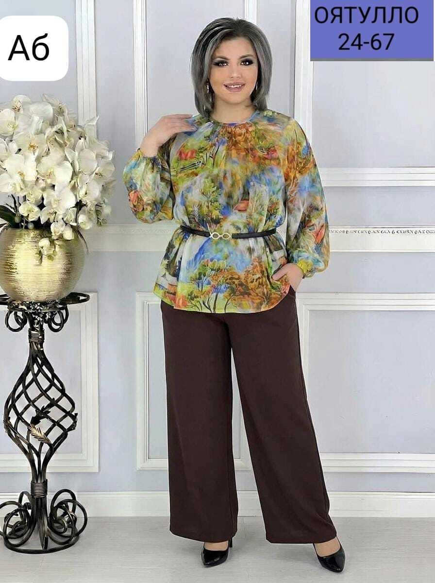 блуза повседневная,блузка удлиненная,блуза женская, больших размеров,