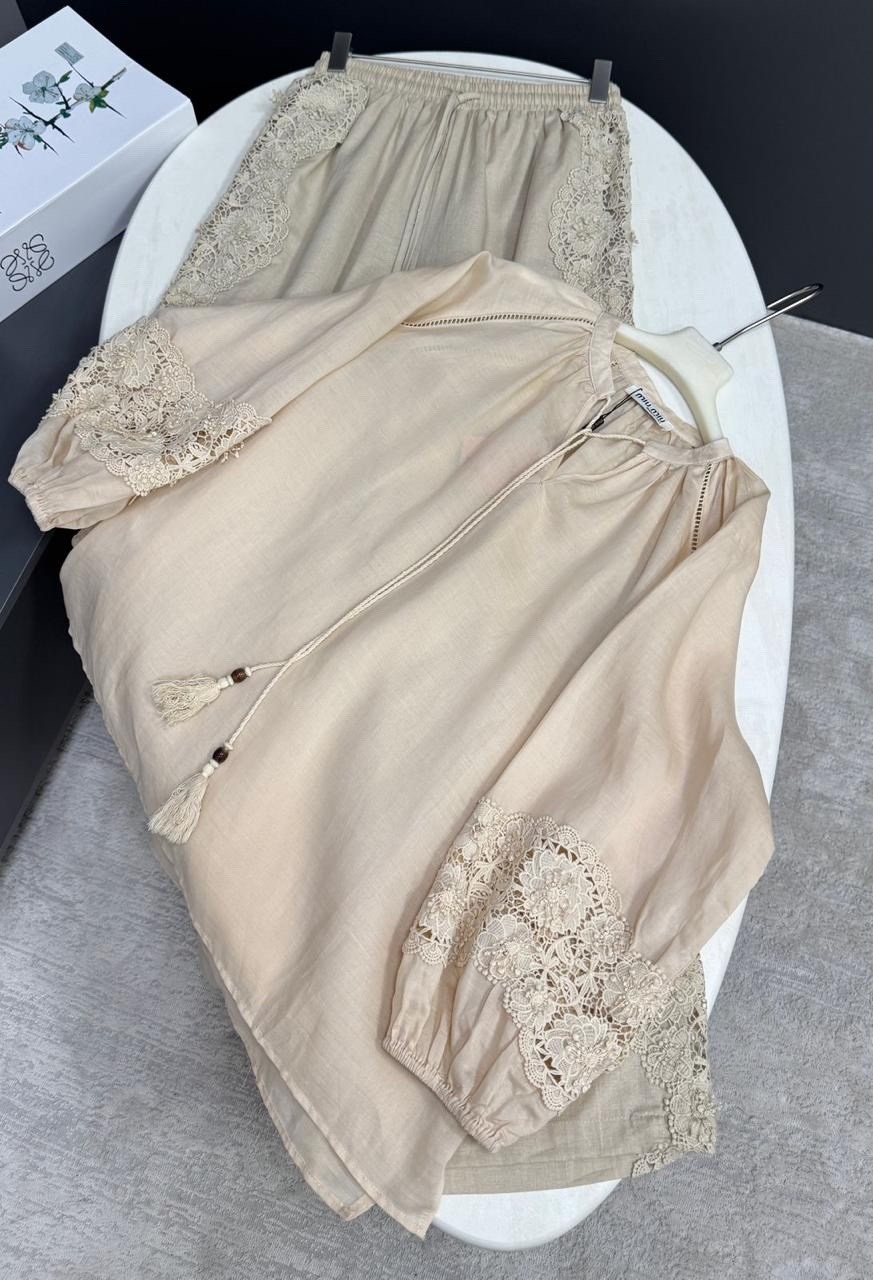 льняной костюм,льняной костюм женский,льняной брючный костюм,модная ,костюм miu miu