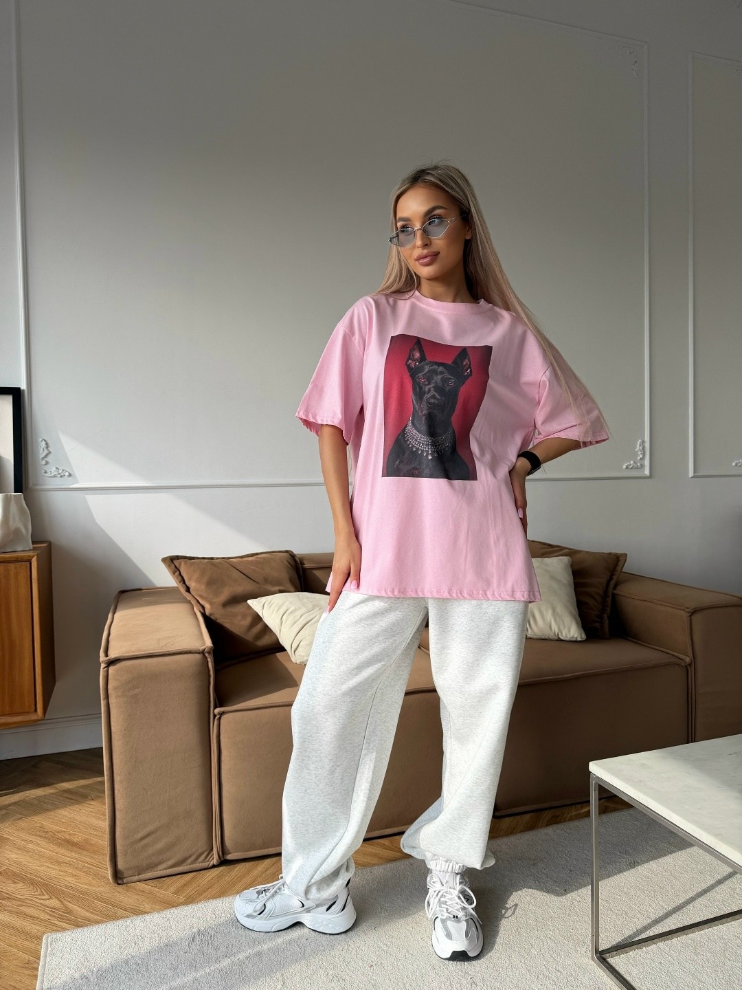 футболка y2k оверсайз,женская футболка,футболки оверсайз,футболка y2k оверсайз zi-bella цвет шоколадный,модные образы