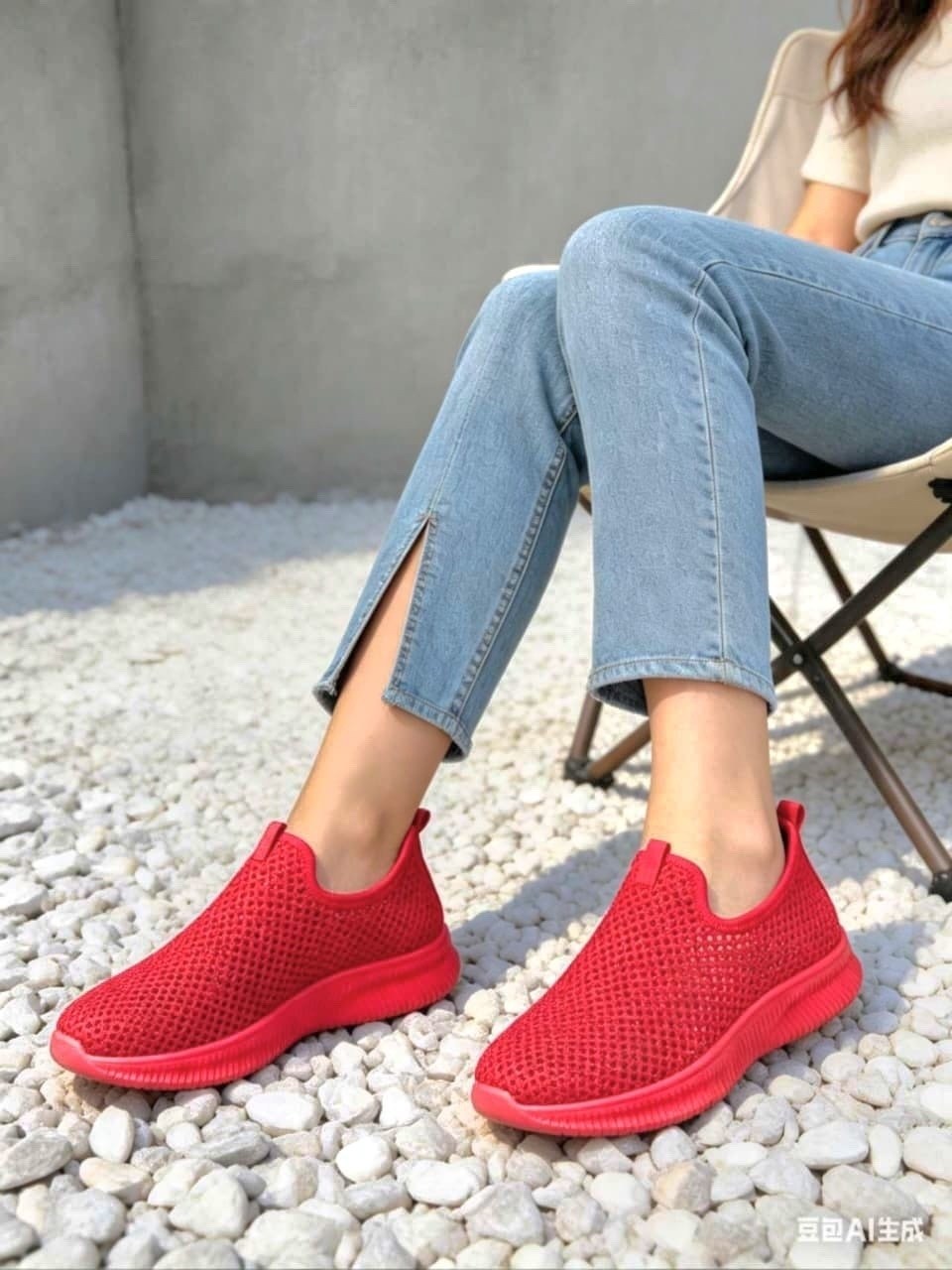 ,женские слипоны,кроссовки женскиe, женская,слипоны женские красные