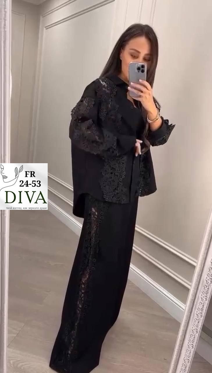 женский брючный костюм двойка,женский брючный костюм двойка арт. 772456,брючный костюм двойка женский арт. 776756,костюм двойка гипюр,модная