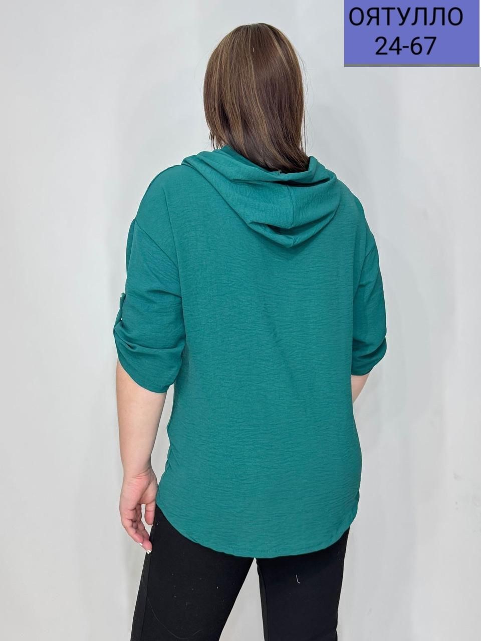 легкая женская блузка,блузка с капюшоном,туника нарядная,женская кофта,блузка летняя