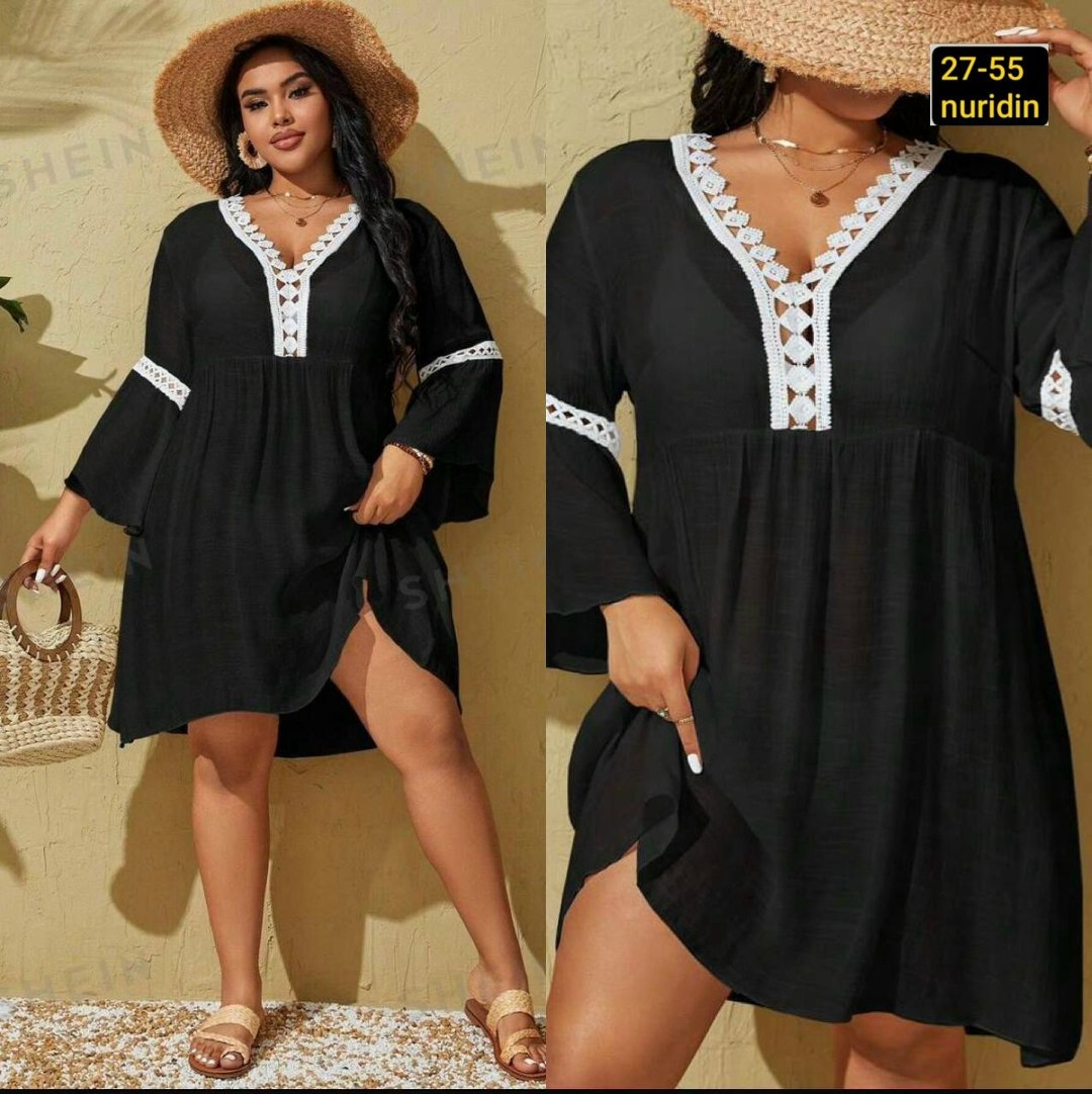 женские платья больших размеров,туника пляжная,туника пляжная платье,туника кружевная,платье туника