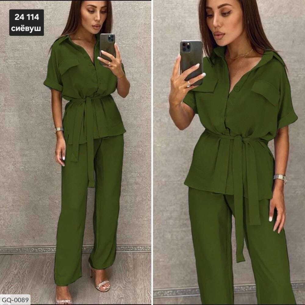 брючный костюм,брючный костюм жатка,костюм женский летний брючный,костюм двойка женский летний брючный,летний брючный костюм