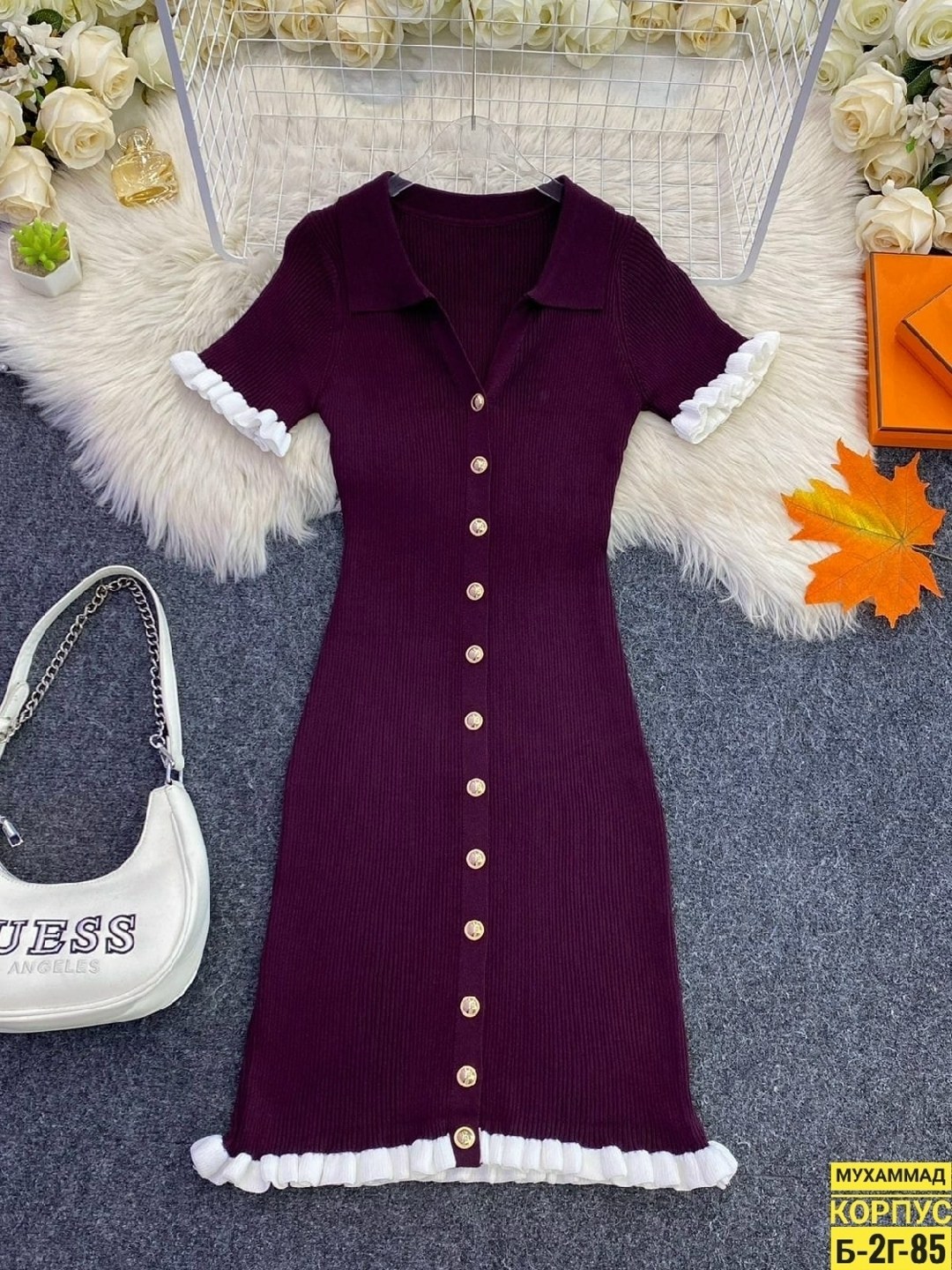 платья вязаная,женское платье,платье трикотажное,платье с воротником,платье трикотажное с воротником в стиле sandro