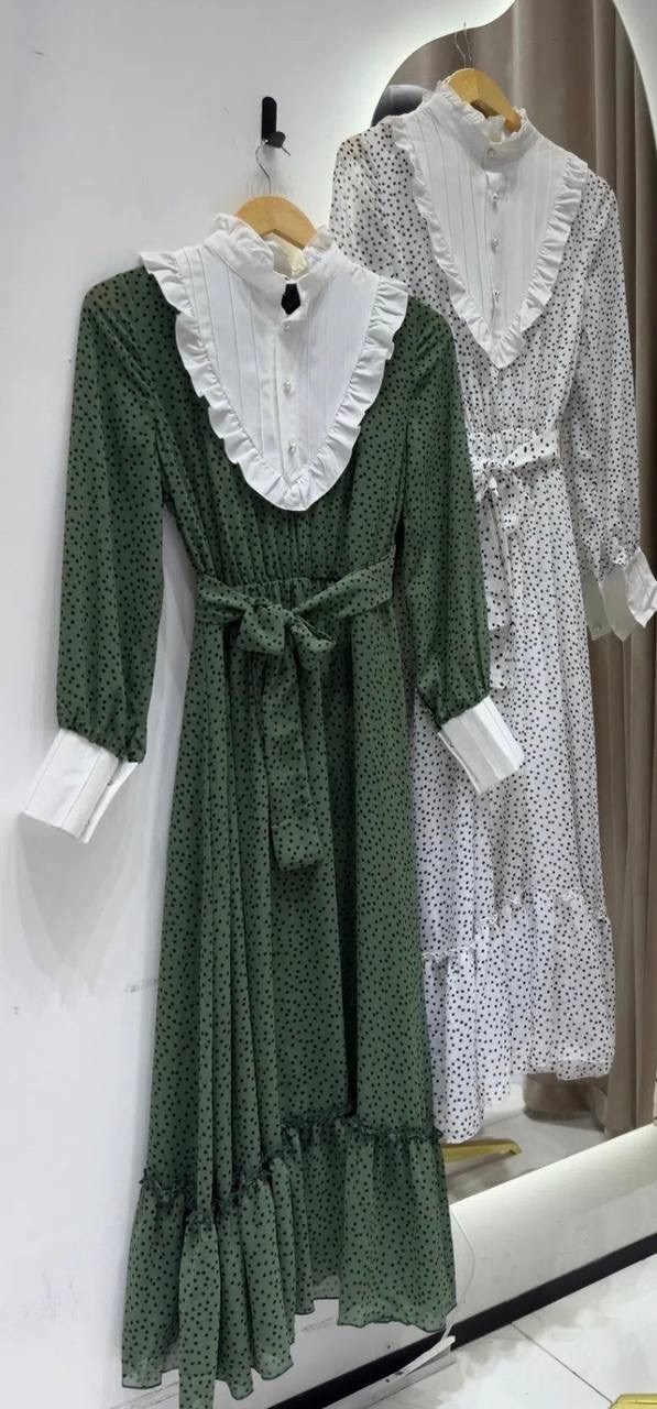 платье,платье с воротником винтажное eugenia shkalikova,стильное платье,платье женской,платье модное