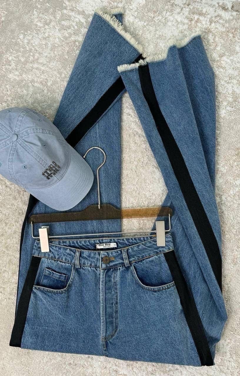 джинсы комбинированные,джинсы женские,модные джинсы,широкие джинсы женские,одежда джинсы