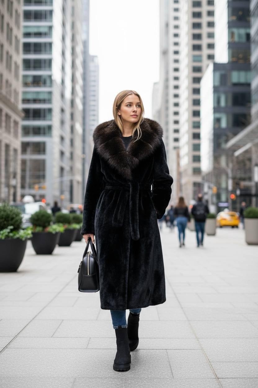шуба норковая с капюшоном,длинная норковая шуба,удлинённая шуба из экомеха,норковая шуба blackglama,шуба норковая 110 см капюшон соболь