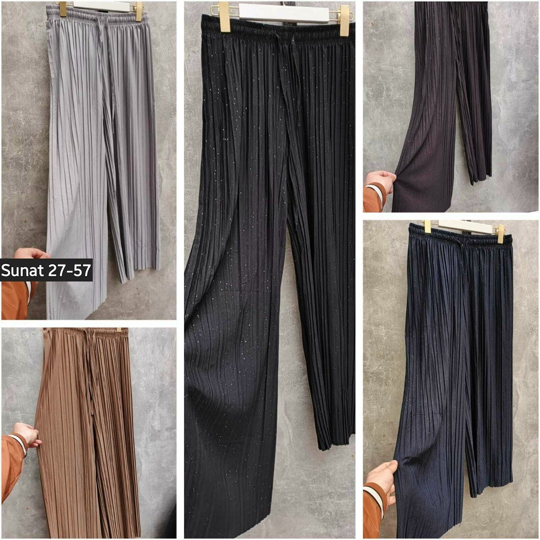 брюки из плиссированной ткани черные,брюки женские свободные повседневные с широкими штанинами,брюки плиссированные,брюки плиссе,штаны плиссированные широкие