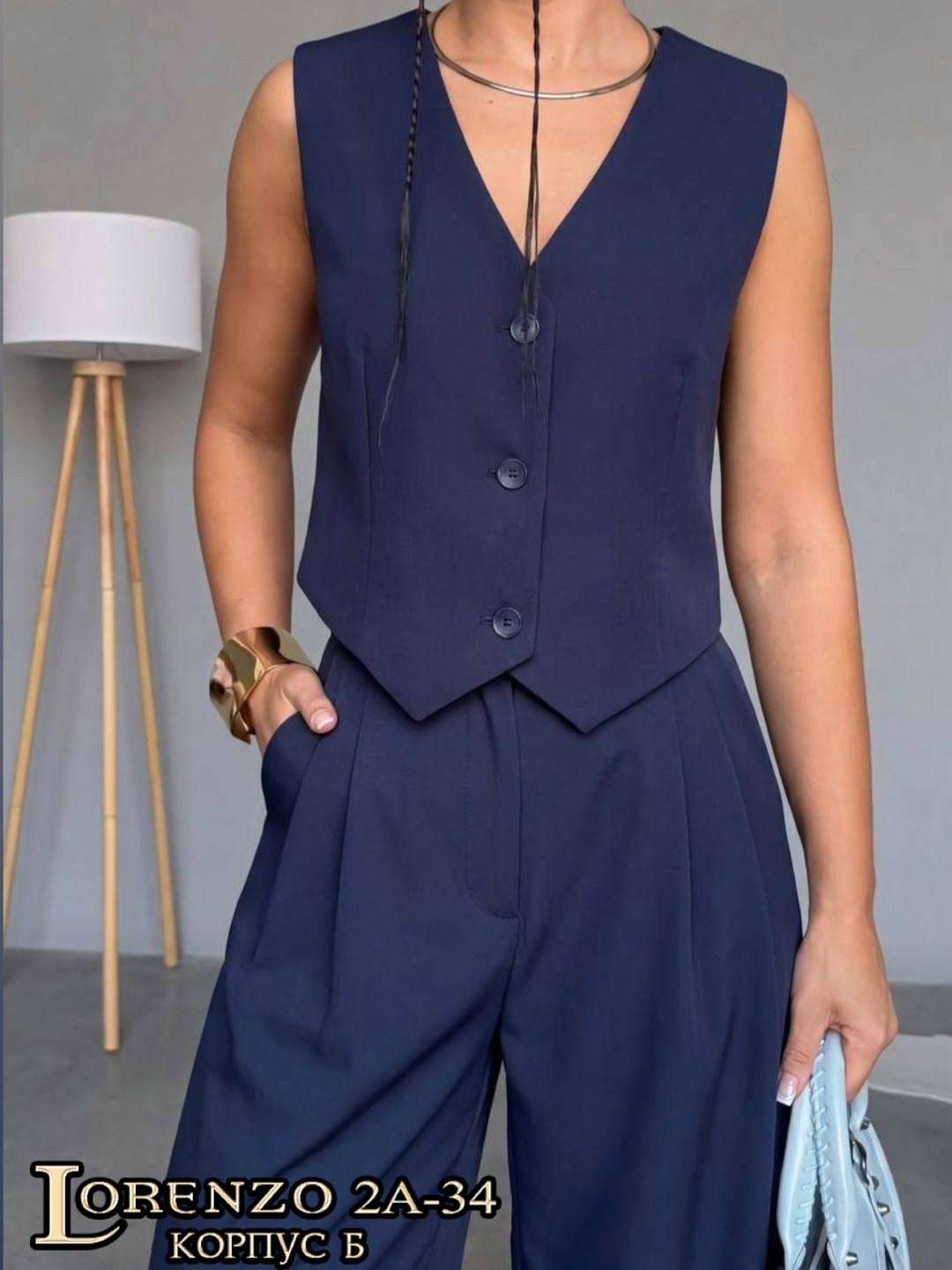 костюм женский брючный,брючный костюм с жилетом,костюм-двойка жилетка + брюки палаццо,женский костюм,костюм двойка женский брючный