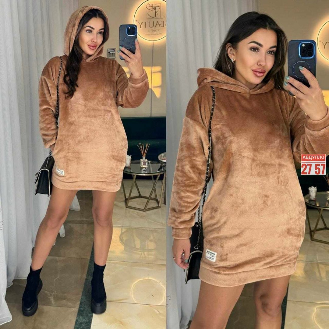 платье с капюшоном теплое,туника женская с капюшоном,платье с капюшоном,платье худи теплое,платье худи с капюшоном