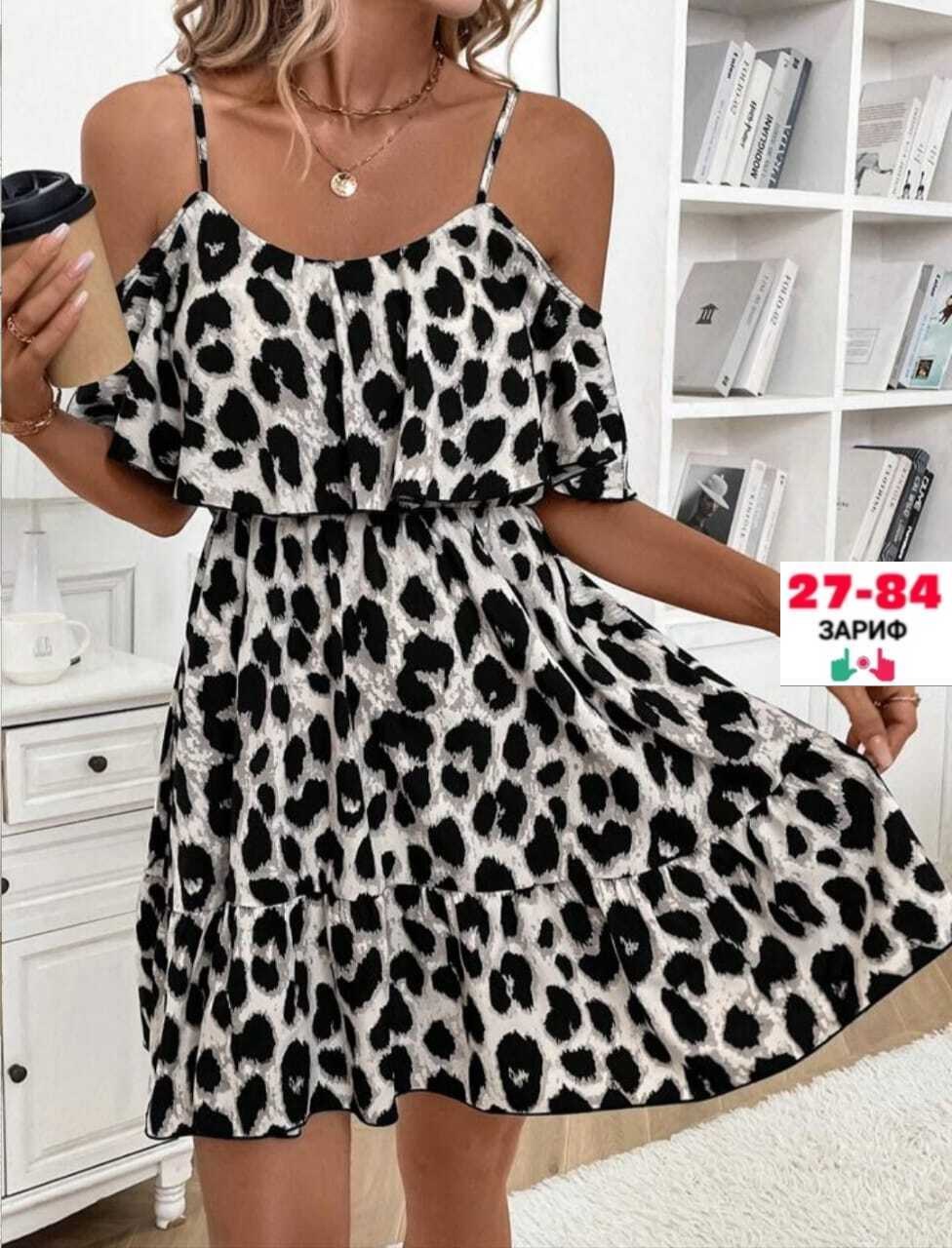 женское шифоновое платье с леопардовым принтом,платье леопардовое,платье с леопардовым принтом,платья,платья женские модные