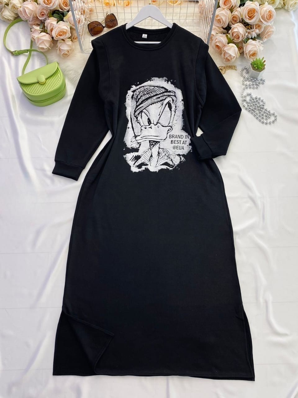 платье на флисе, ,удлиненное платье,платье туника,платье с капюшоном