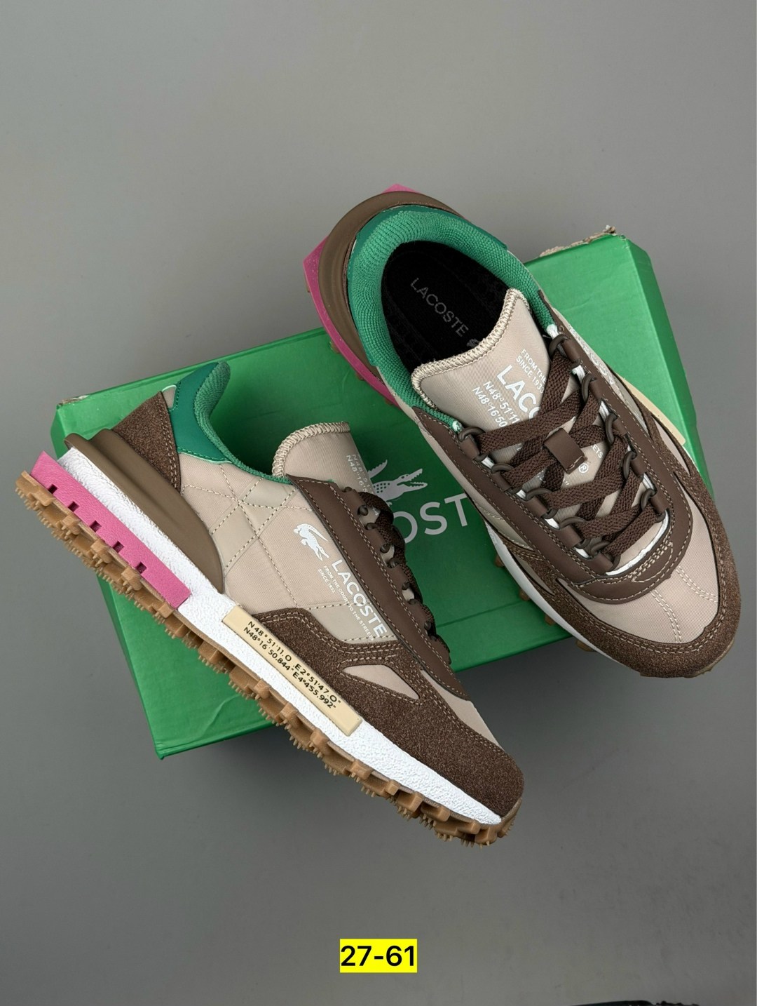 кроссовки женские lacoste elite active коричневый,кроссовки lacoste,кроссовки lacoste elite active,кроссовки для образа жизни женские низкие lacoste, цвет light brown/green,кроссовки lacoste мужские