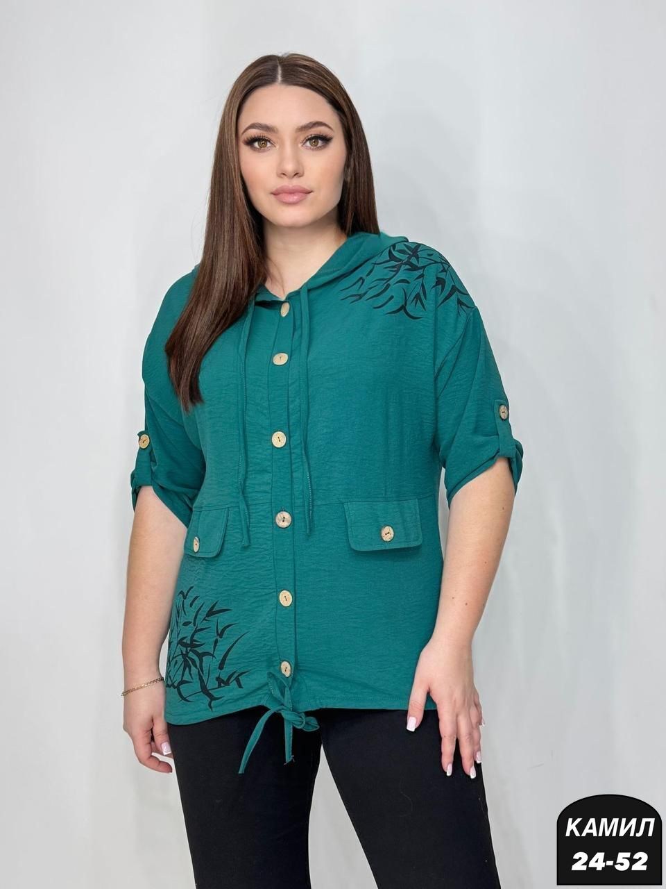 легкая женская блузка,блузка с капюшоном,туника нарядная,женская кофта,блузка летняя