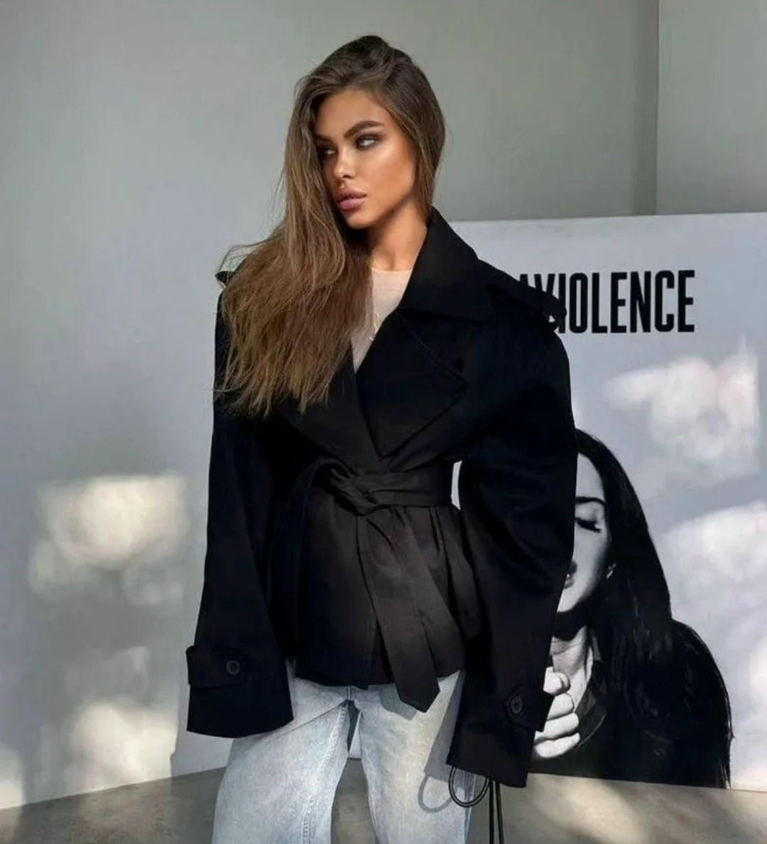 женский тренч,короткий тренч,тренч хаки,тренч,куртка тренч