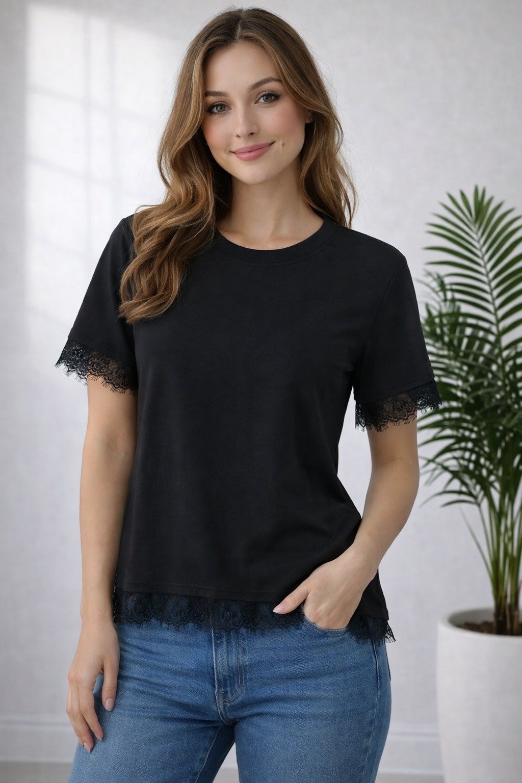 футболка с кружевами,футболки женская,футболки для женщин,белая футболка,футболка с кружевными рукавами