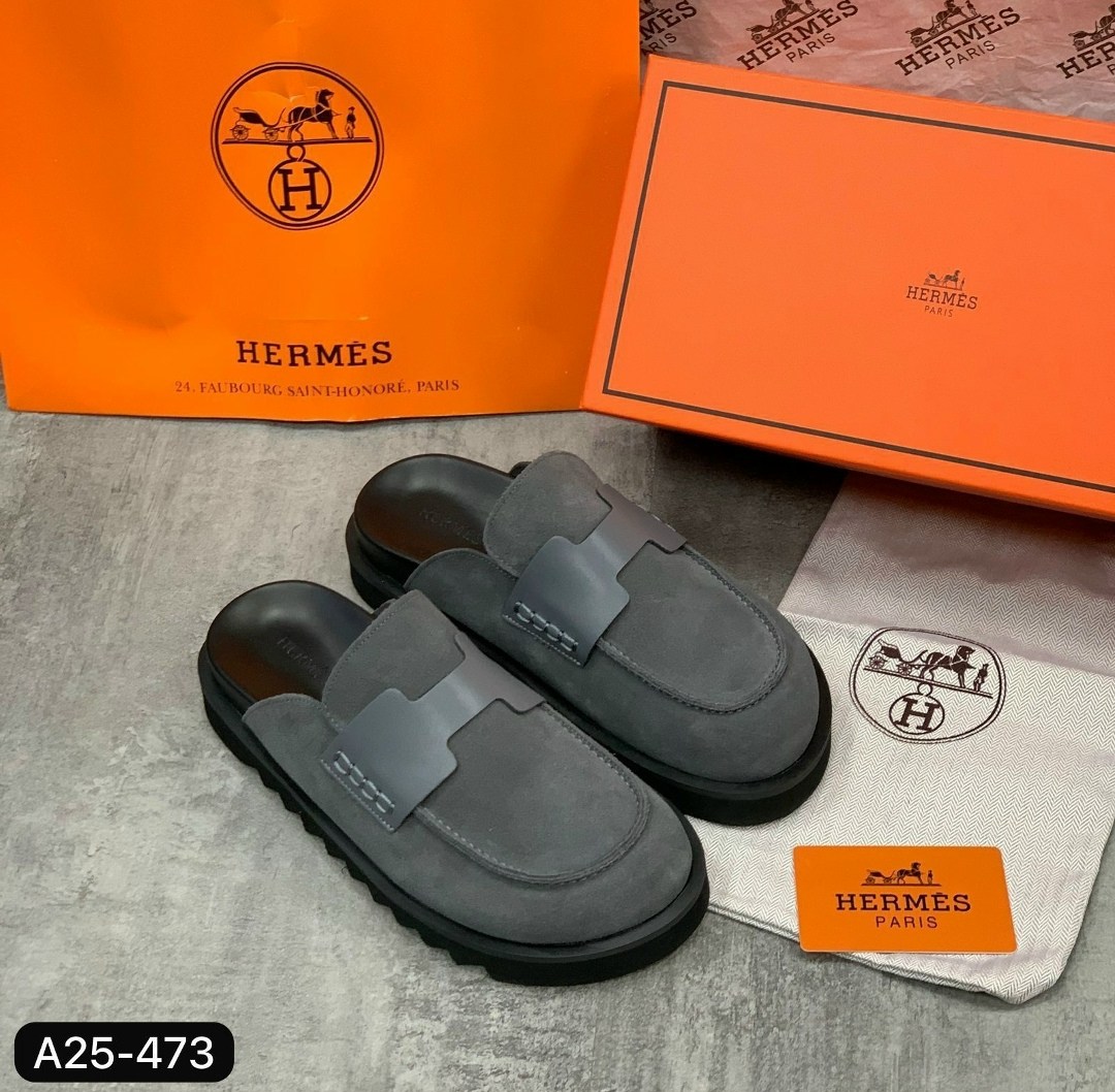 hermes,шлепанцы hermes,тапочки hermes,замшевые шлепанцы hermes,мюли hermes