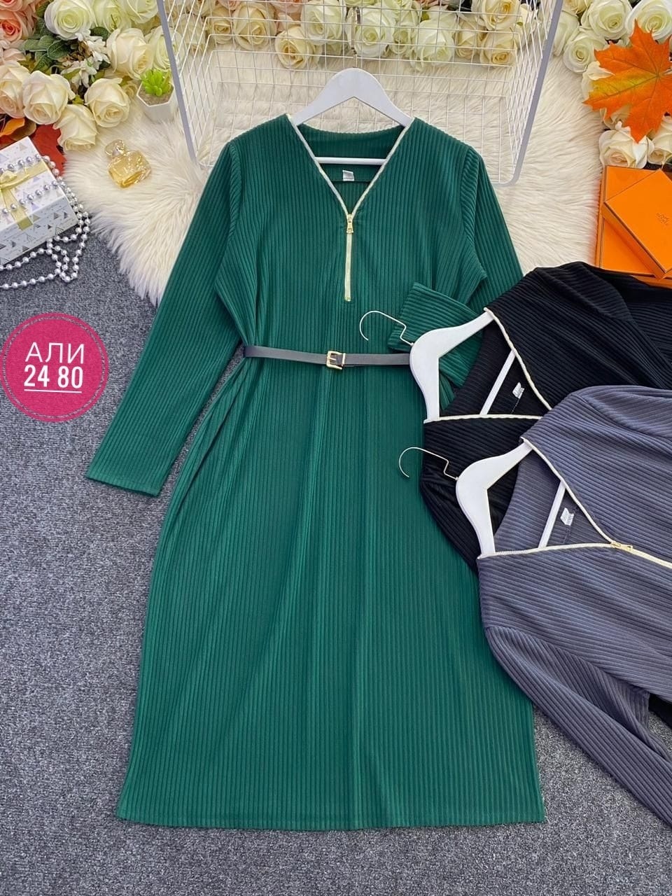 платье женской,трикотажные платья 2026,женские платья больших размеров,трикотажное платье,платье из плотного трикотажа