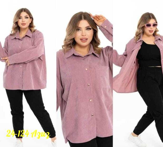 вельветовая женская рубашка,широкая рубашка женская,блуза большие размеры,рубашка женская, оптом