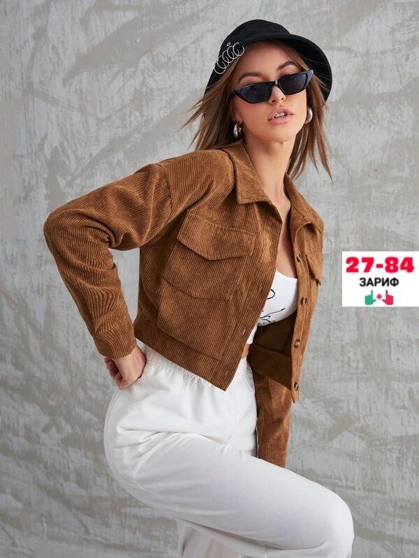 женская вельветовая куртка,вельветовая куртка,повседневная куртка,короткая куртка,женские вельветовые укороченные куртки