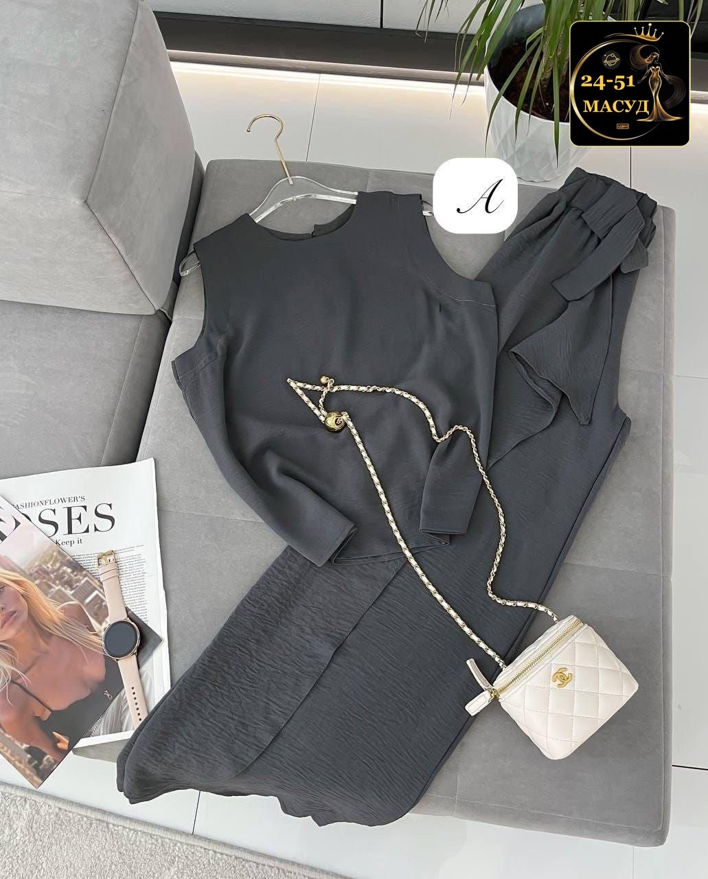 костюм брючный вечерний с драпировкой,женский костюм двойка,женский брючный костюм,брючной костюм,костюм женский