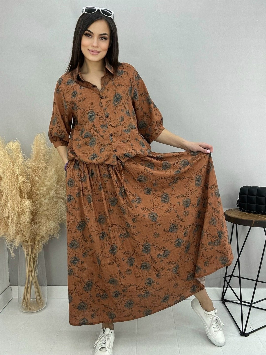 костюм летний с юбкой,костюм с юбкой из хлопка,костюм летний,стильный летний костюм,комплект одежды женские