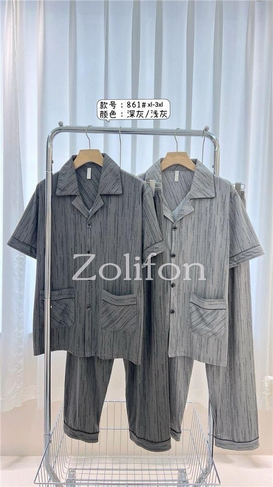 мужская пижама,пижама мужская хлопковая двухслойная в японском стиле,мужской пижамный комплект,пижама мужская в клетку,пижама в клетку