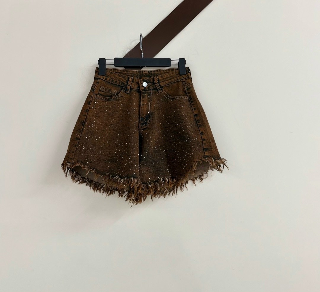 джинсовые шорты женские,джинсовые шорты стразы,джинсовые шорты,шорты джинсовые с высокой талией со стразами falens,шорты джинс