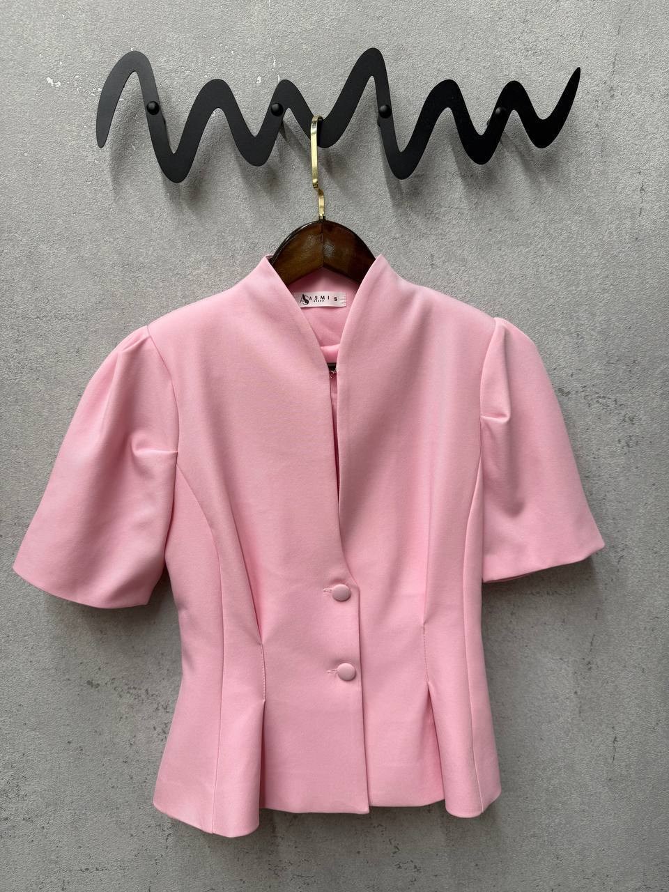 жакет,пиджак и жакет,жакет с коротким рукавом,жакет женский,приталенный жакет