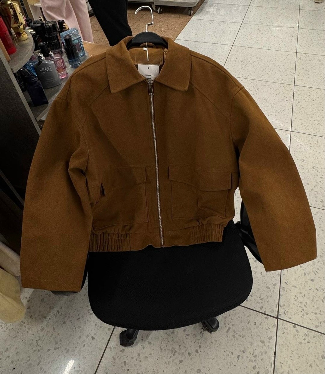 куртка теплая,куртка повседневная,бомбер куртка,всесезоная куртка pull & bear between-season jacket коричневый,замшевая куртка