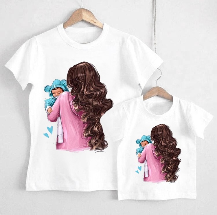 футболка для мамы и дочки,футболка для мамы,принт на футболку мама с дочкой,футболки мама и дочь,футболки с принтом мама и дочка