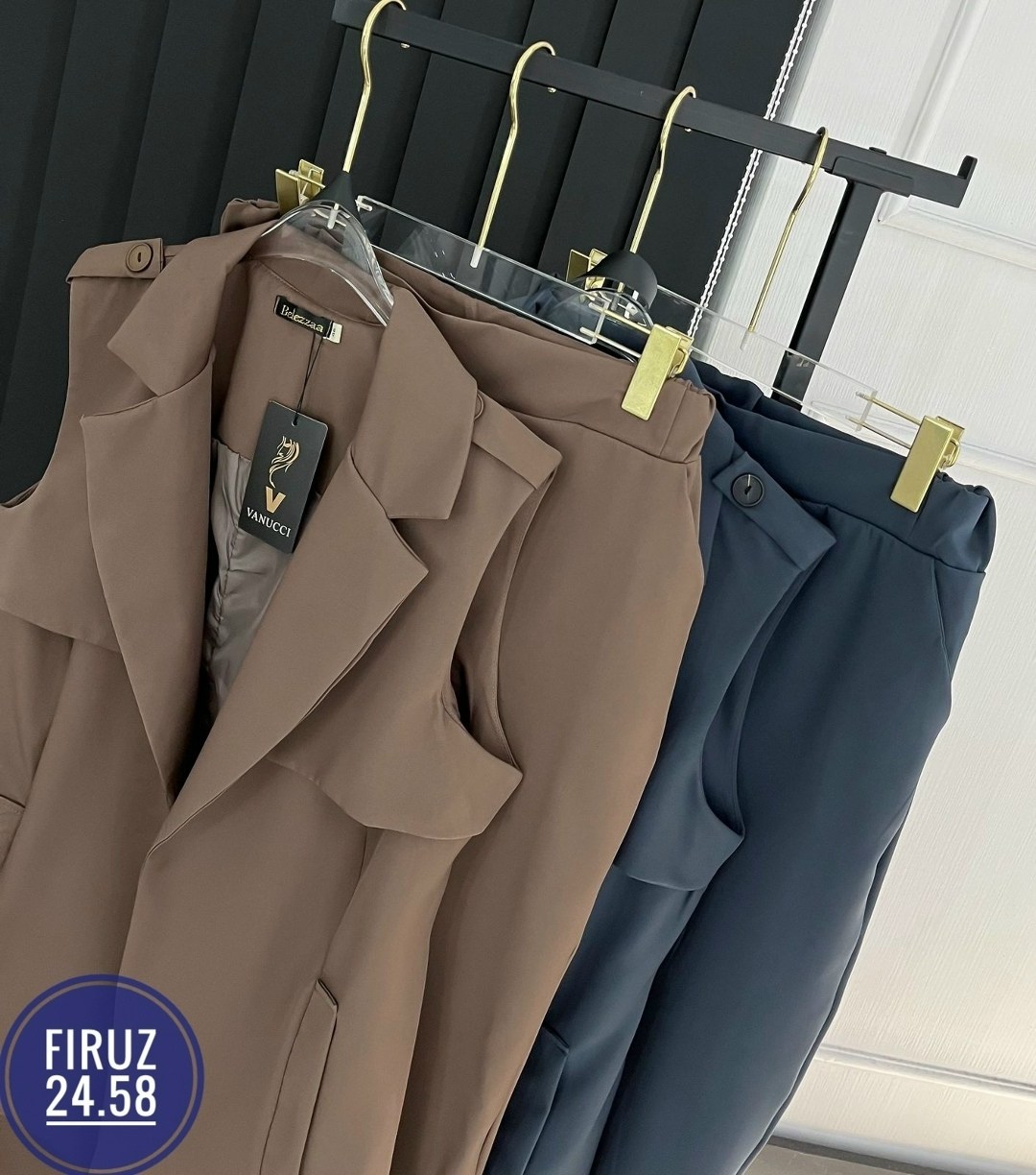 брючный костюм с жилетом женский,костюм брючный 1103 надин,женский костюм-двойка, осенне-весенний тонкий жилет и брюки в западном стиле,женский брючный костюм с жилетом 1103 надин,костюм брючный делов