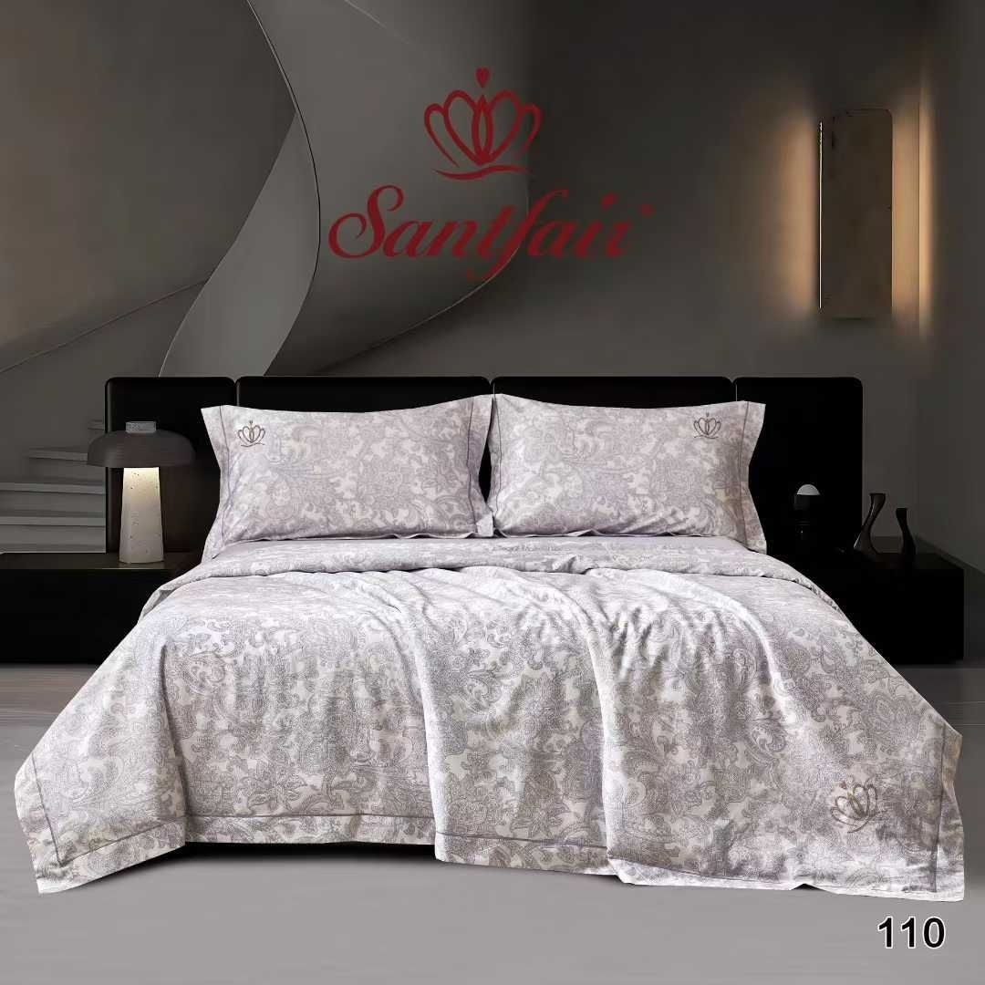 комплект постельного белья с одеялом santfair,комплект постельного белья с одеялом,комплект постельного белья с одеялом blumarine,роскошный комплект постельного белья,комплект одеяло