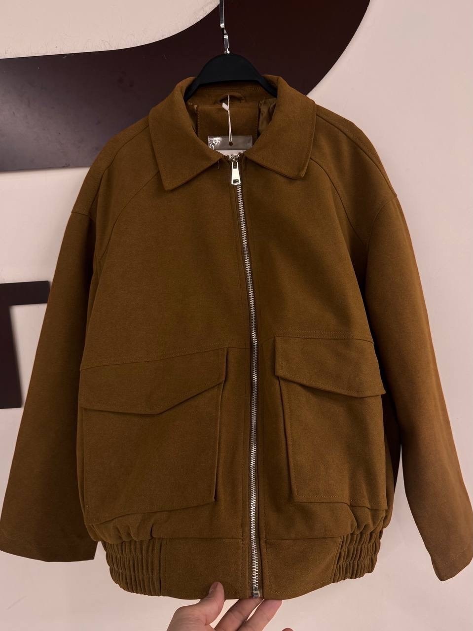 куртка теплая,куртка повседневная,бомбер куртка,всесезоная куртка pull & bear between-season jacket коричневый,замшевая куртка