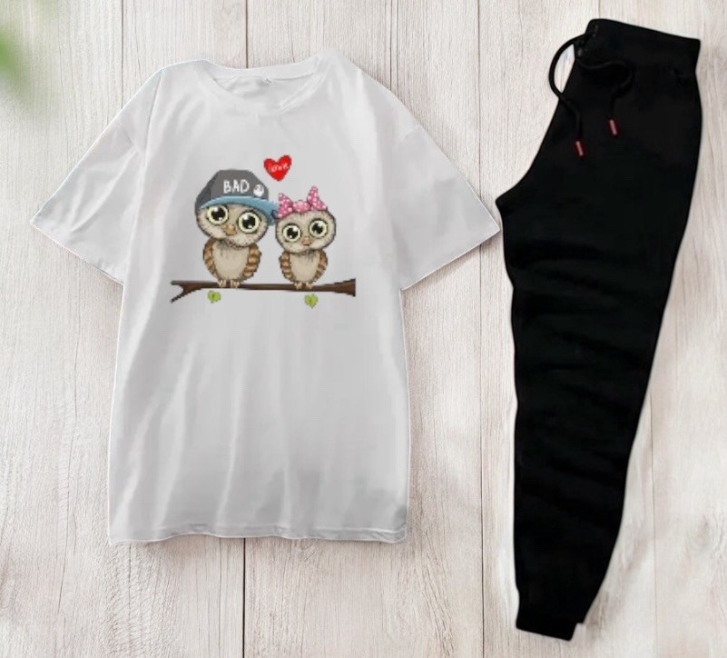 футболка с принтом совы,футболка с совой,женские футболки с принтом,совушка,футболка с рисунком