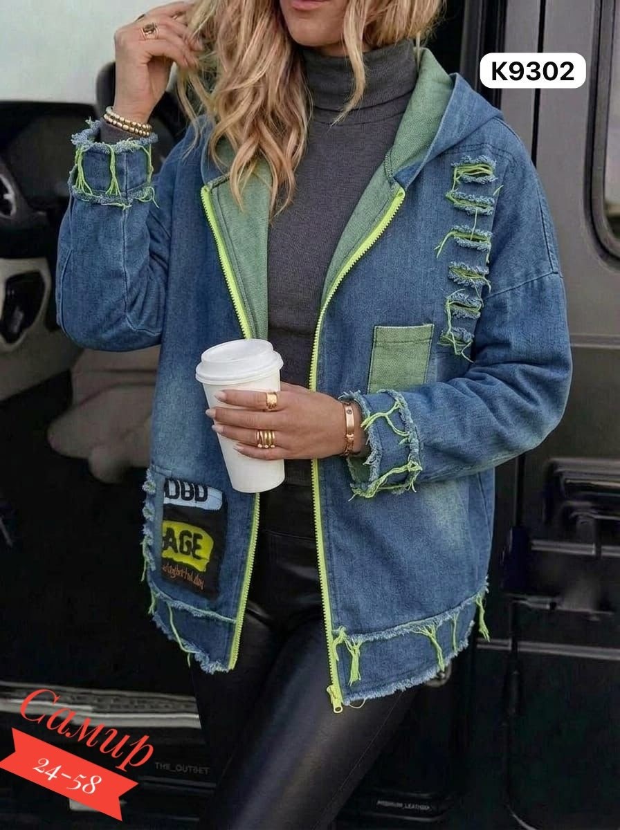 джинсовая куртка,джинсовые куртки женские,модные джинсовые куртки,джинсовая куртка с капюшоном,стильная джинсовая куртка