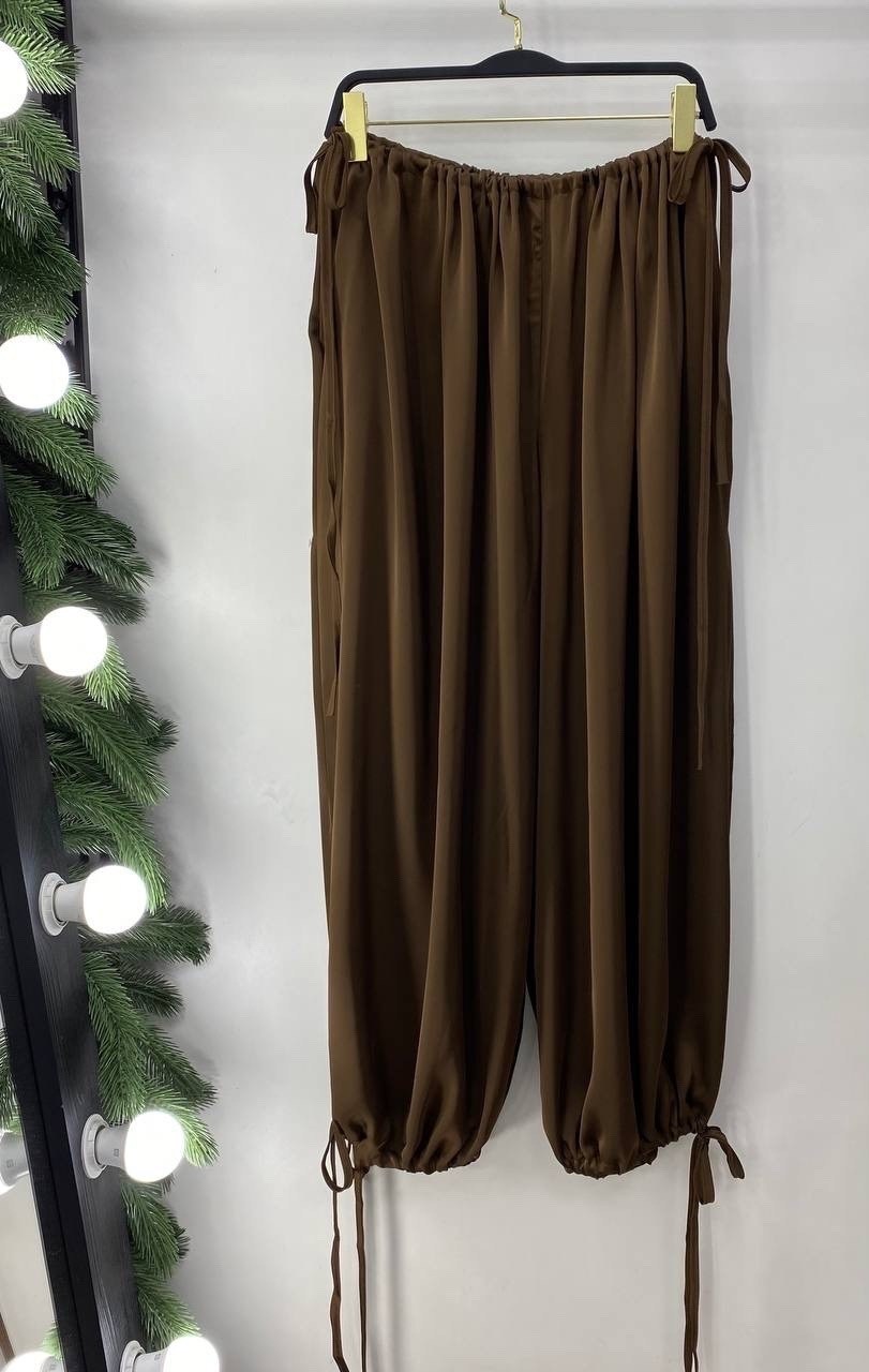 брюки женские белые,брюки-шаровары,брюки с завязками,штаны шаровары,широкие брюки