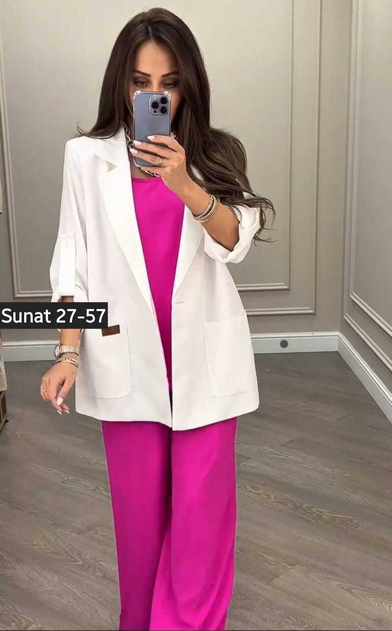 костюм двойка женская,костюм с брюками,брючный костюм anelli 1398 фуксия,женский брючный костюм двойка,костюм брючный летний женский