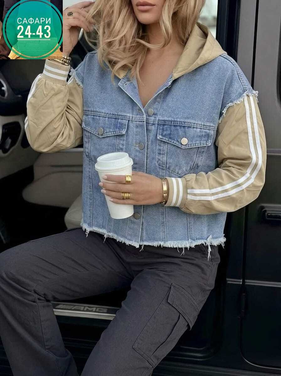 куртка джинсовая женская,джинсовая куртка,джинсовая куртка с интересными вставками,джинсовки с капюшоном женские,женская джинсовая куртка с капюшоном