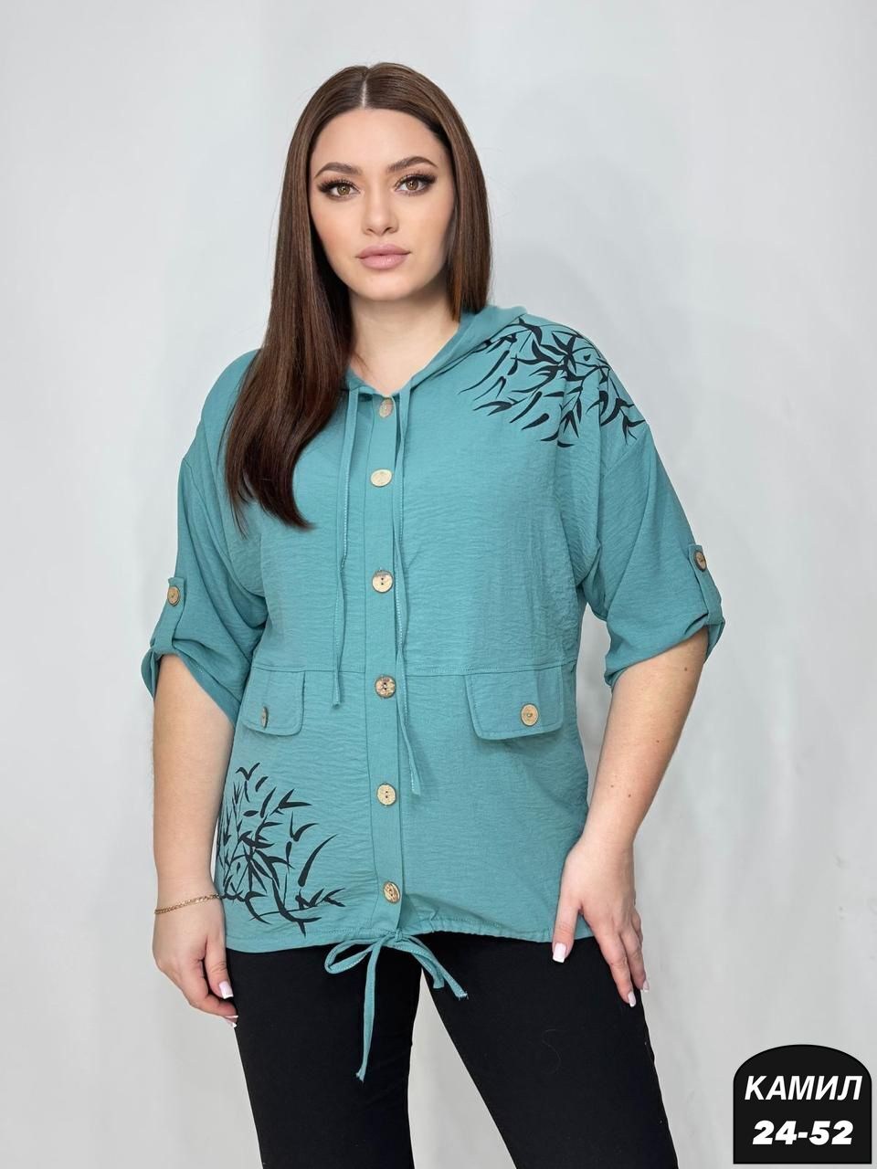 легкая женская блузка,блузка с капюшоном,туника нарядная,женская кофта,блузка летняя