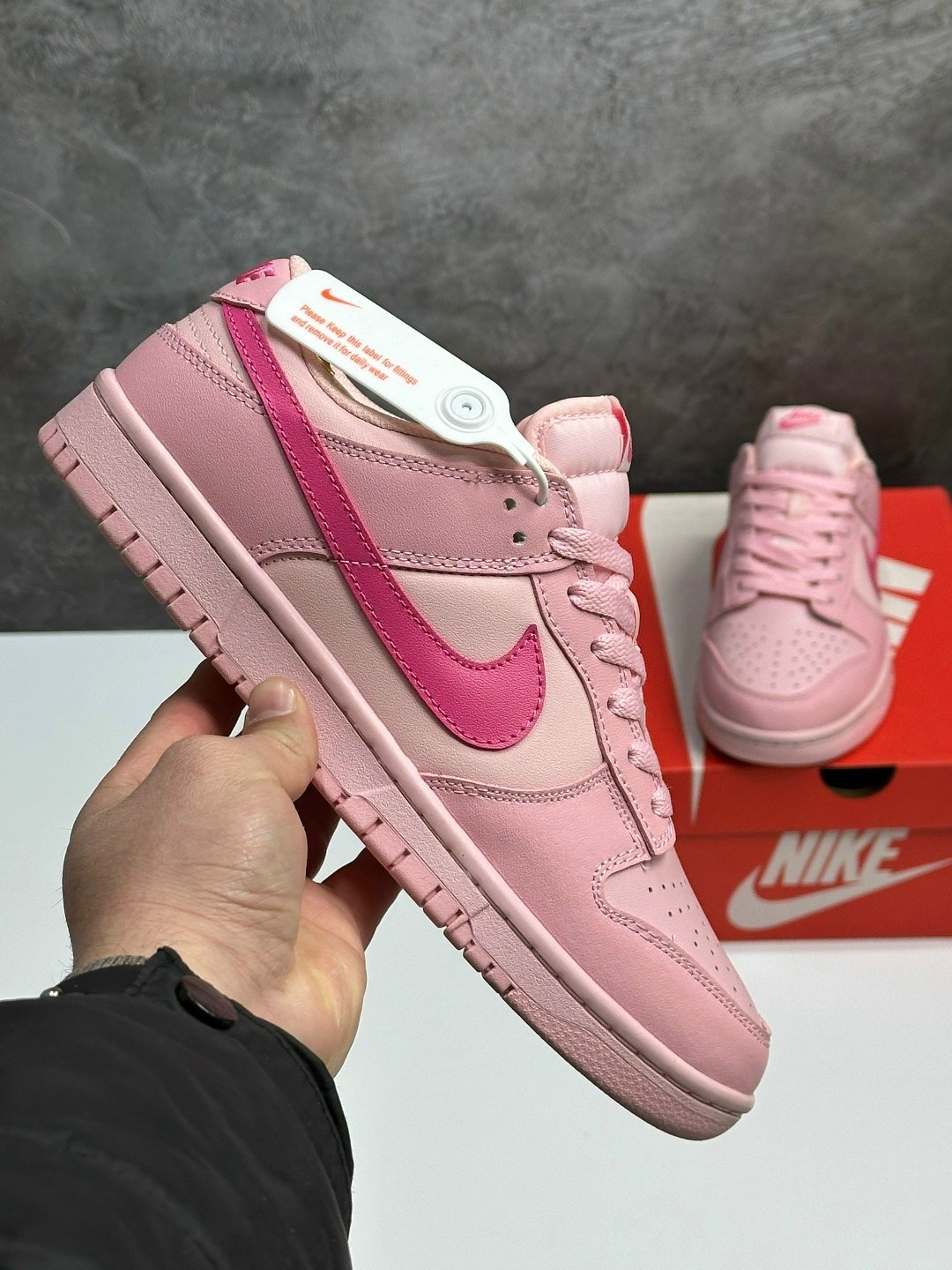 nike dunk low gs 'triple pink',розовый nike,nike dunk low triple pink,nike dunk low pink,dunk low nike